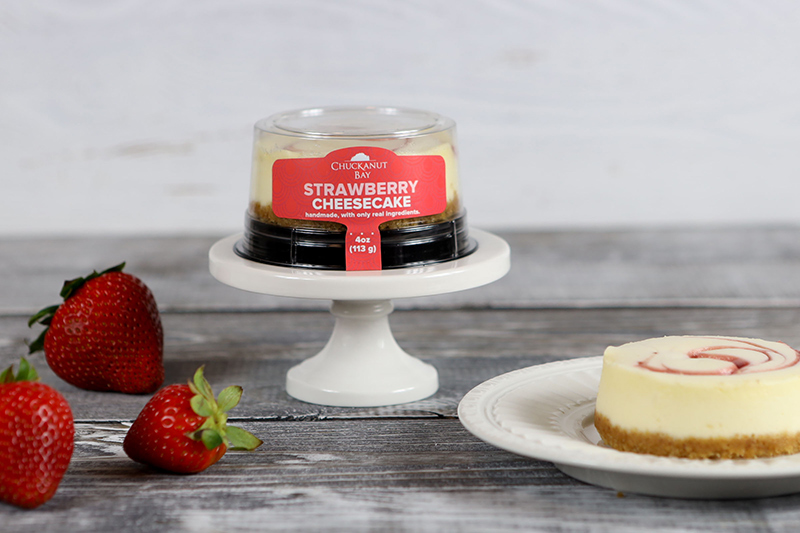 New Product Alert: Chuckanut Bay Single Serve Cheesecake!