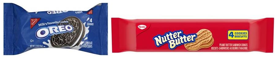 New Product Alert: Cookie Packs in Oreo and Nutter Butter!