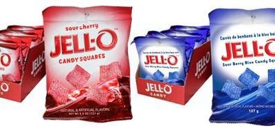 New Product: Jell-O Gummy Squares and Jell-O Pudding Cup Chocolates!
