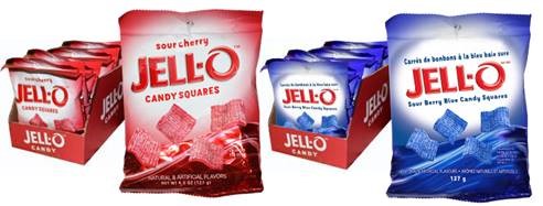 New Product: Jell-O Gummy Squares and Jell-O Pudding Cup Chocolates!